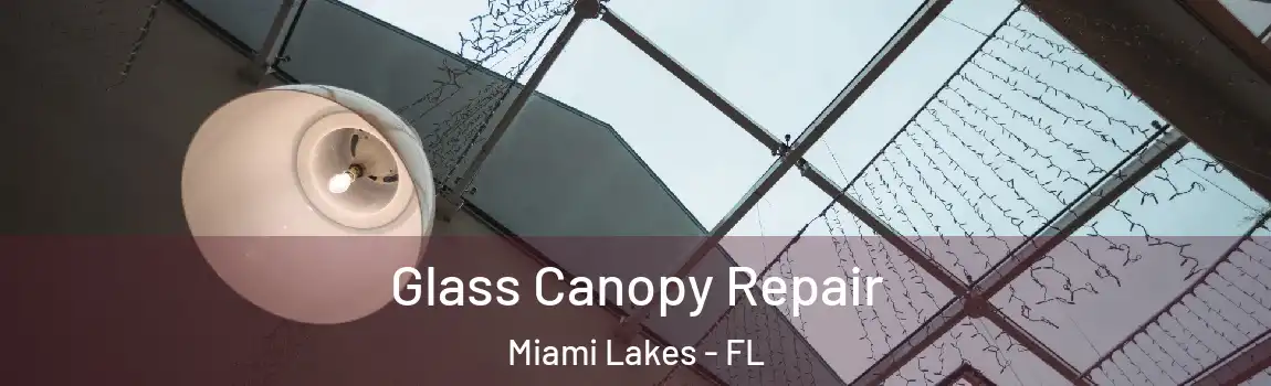 Glass Canopy Repair Miami Lakes - FL